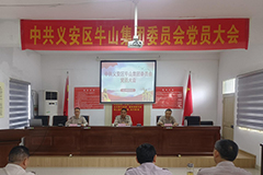 中共义安区牛山集团委员会党员大会